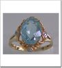 Blue Topaz-2 Ring Size 6.5 Blue Topaz-2 Ring Size 6.5