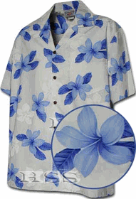 Boys Hawaiian Shirts Blue Plumerias Boys Hawaiian Shirts Blue Plumerias