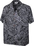 Casual Friday Men's Aloha Shirt 3868Black