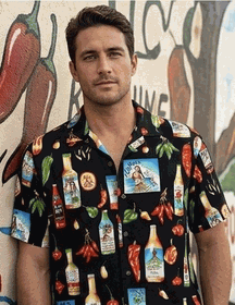 Chili Hot Sauce Pacific Legend Mens Shirts Black Chili Hot Sauce Pacific Legend Mens Shirts Black