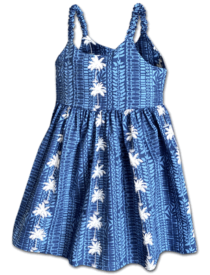 Classic Palms Toddlers Hawaiian Cute Dress