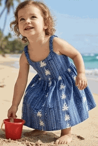 Classic Palms Toddlers Hawaiian Cute Dress