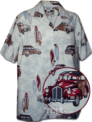 Classic Woody Cream Hawaiian Shirts
