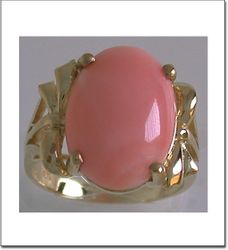 Coral-56 Ring Size 6.5