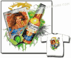 Corona Portrait T-Shirts (L).