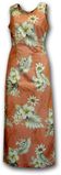 Cotton Dresses Peach Luau Long Tank Dress (S-2XL)