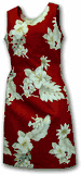 Cotton Dresses (Red) Luau Hawaiian Dress