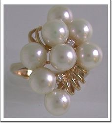 Culture Pearl-54 Ring Size 6