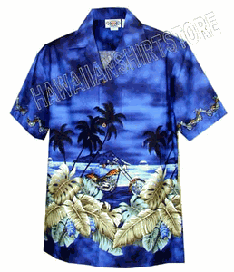 Custom Bikes Boys Hawaiian Shirts