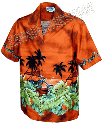 Custom Bikes Boys Hawaiian Shirts