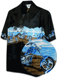 Custom Choppers Men's Camp Shirt Black