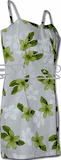 Dresses Lime Tropical Plumerias Spaghetti