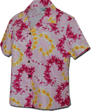 Endless Leis Ladies Hawaiian Shirts Pink