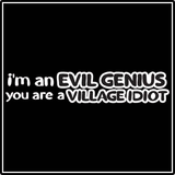 Evil Genius Funny Tees