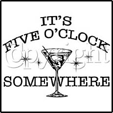 Five O'clock Somewhere Fun Tees