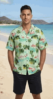 Flamingo Shirts Tropical Sage
