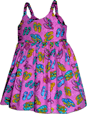 Flip Flop Tropical Cute Dress Pink Flip Flop Tropical Cute Dress Pink