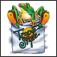 Frog Tropic Style T-Shirts