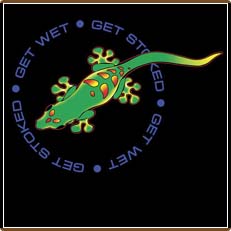 Get Wet Get Stoked Hawaiian Tees