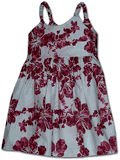 Girl's Hawaiian Dress Raspberry Tie Dye Hibiscus Girl's Hawaiian Dress Raspberry Tie Dye Hibiscus