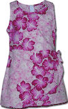 Girls Sarong Dress Pink Hibiscus Leis Girls Sarong Dress Pink Hibiscus Leis