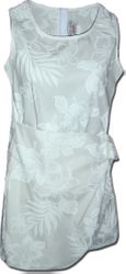 Girls White Wedding Dresses Forever Hibiscus Hawaiian Sarong Style