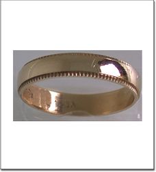 Gold Band-62 Ring Size 8