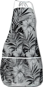 Hawaiian Aprons White Hibiscus Blossom Hawaiian Aprons White Hibiscus Blossom