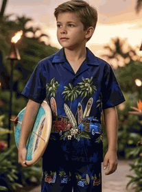 Hawaiian Boys Clothes Navy Island Woodies