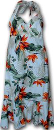 Hawaiian Dress Cream Bird Of Paradise