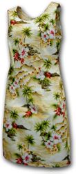 Hawaiian Dresses for Women Waikiki Beach Maize
