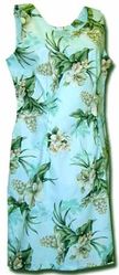 Hawaiian Gingers Sage Tank Dress