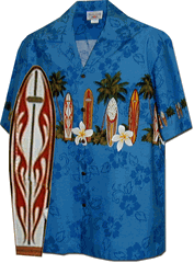 Hawaiian Shirts Blue Surf Up