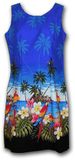 Hawaiian Sun Dresses Blue Beach Parrot Dress 