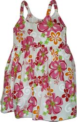 Hawaiian Toddler Dresses Cute Hibiscus in Pink