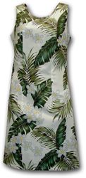 hawaiin dresses (Cream) Royal Palms