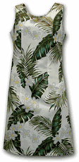 hawaiin dresses (Cream) Royal Palms