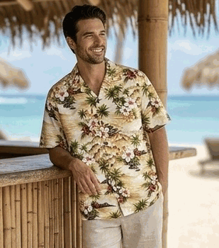 Hawiian Clothing (Maize) Waikiki Beach
