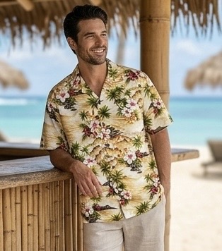 Hawiian Clothing (Maize) Waikiki Beach