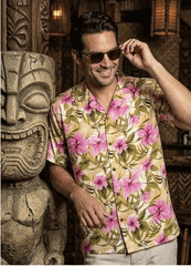 Hibiscus Garden Hawaiian Shirts 3956Pink