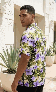 Hibiscus Garden Hawaiian Shirts 3956Purple