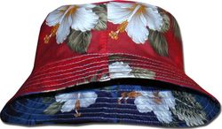 Hibiscus Island Youth Reversible Hawaiian Hats