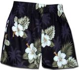 Hibiscus Islands Black Boxer Short (S) Hibiscus Islands Black Boxer Short (S)