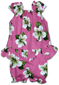 Infant Hawaiian Dress Island Escape Pink