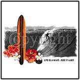 Life Is A Wave-Surfer Tees Life Is A Wave-Surfer Tees