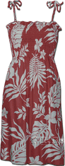 Made in Hawaii Dress Kahala Garden Salmon Rayon Smocked Made in Hawaii Dress Kahala Garden Salmon Rayon Smocked