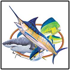 Marlin,MahiMahi,Shark,Tuna Tees