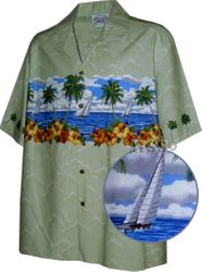 Hawaiian Shirts Sage Palm Springs Hawaiian Shirts Sage Palm Springs