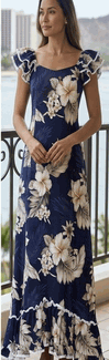 Mumu Navy The Luau Hawaiian Dress Clothing Mumu Navy The Luau Hawaiian Dress Clothing