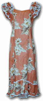 Muumuu Dresses Peach The Luau Hawaiian fashion Muumuu Dresses Peach The Luau Hawaiian fashion